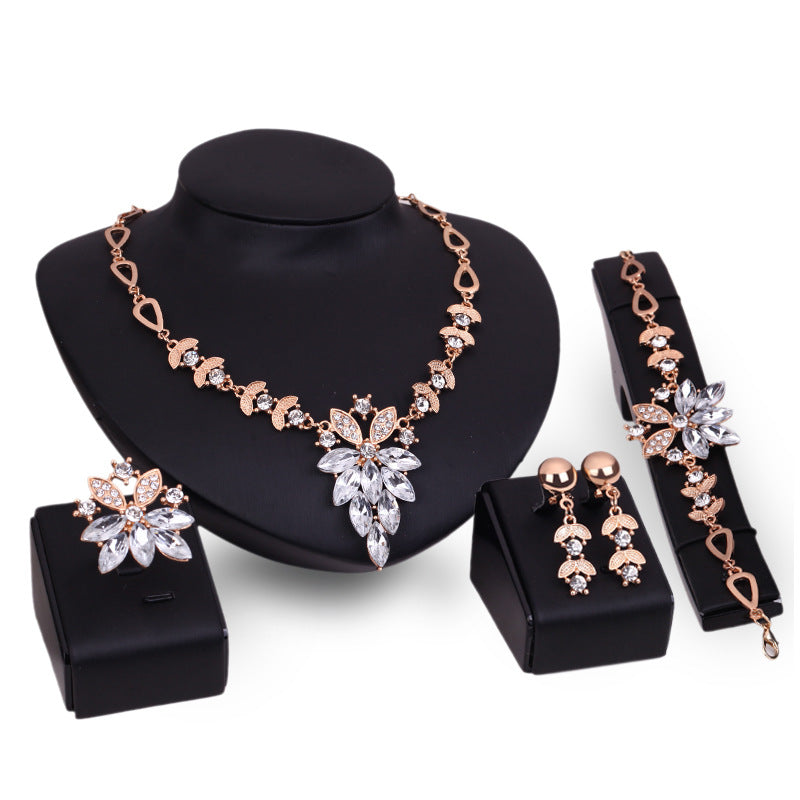 Gold Bridal Jewelry Set Season Prestige