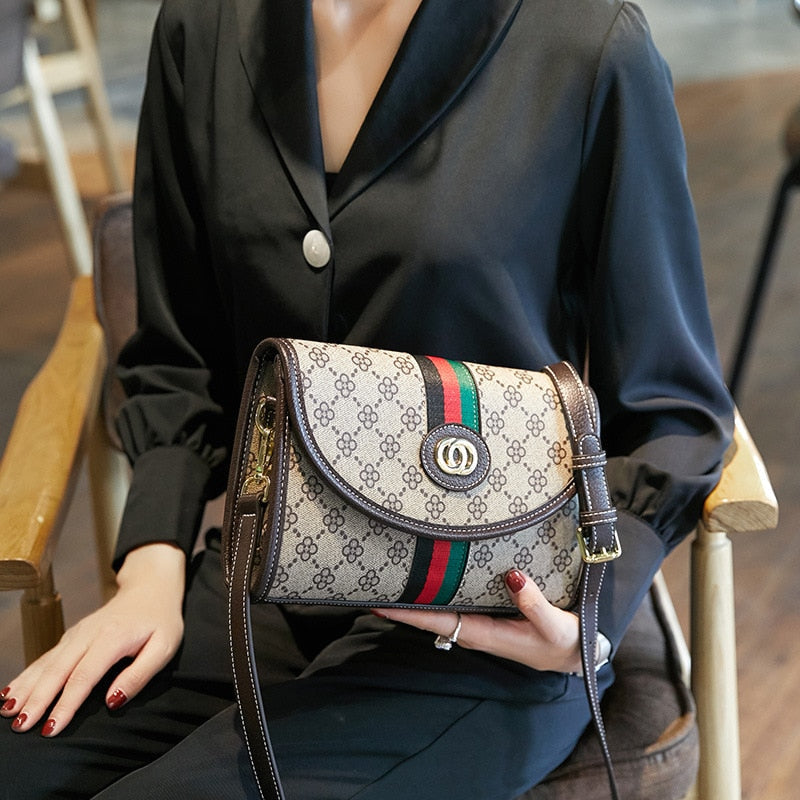 Luxury Canvas Shoulder Bag Season Prestige