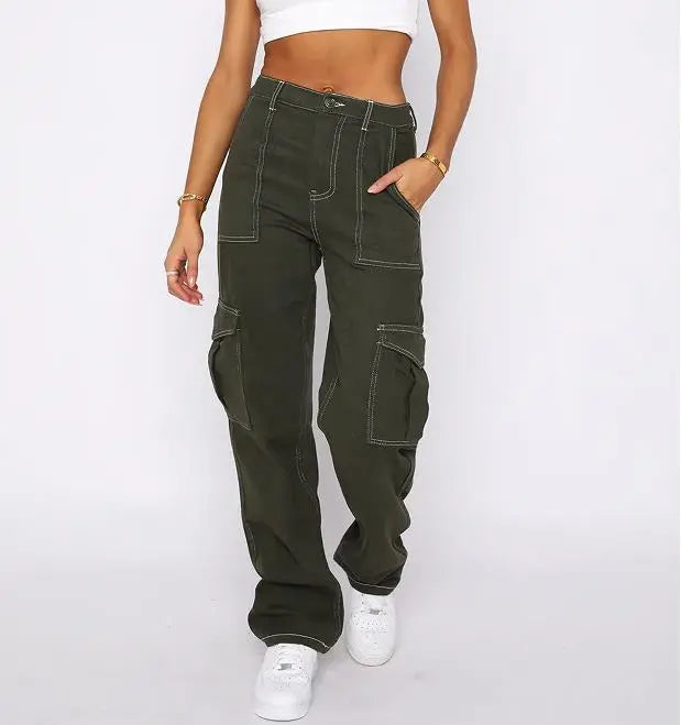 Streetwear Cargo pants for women - Season Prestige