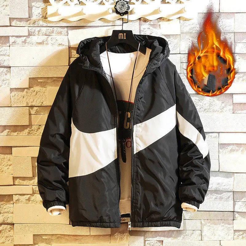 Cotton Jacket Men's Jacket Plus Cotton Jacket Casual New Cotton Jacket Youth - Season Prestige