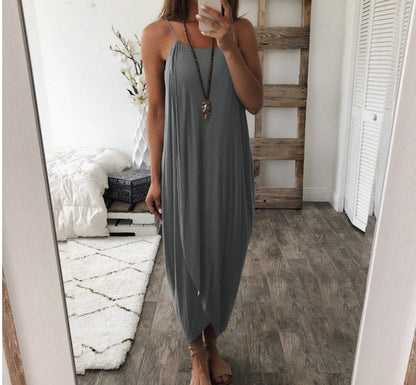Womens Casual loose long dress