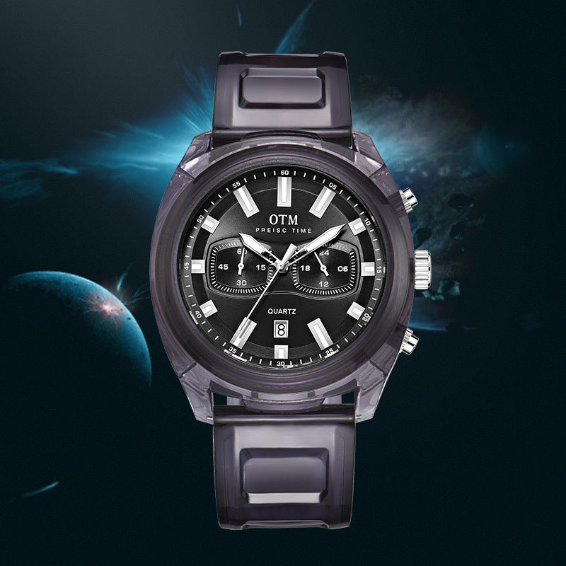 Mens Waterproof Luminous OTM Student Watch