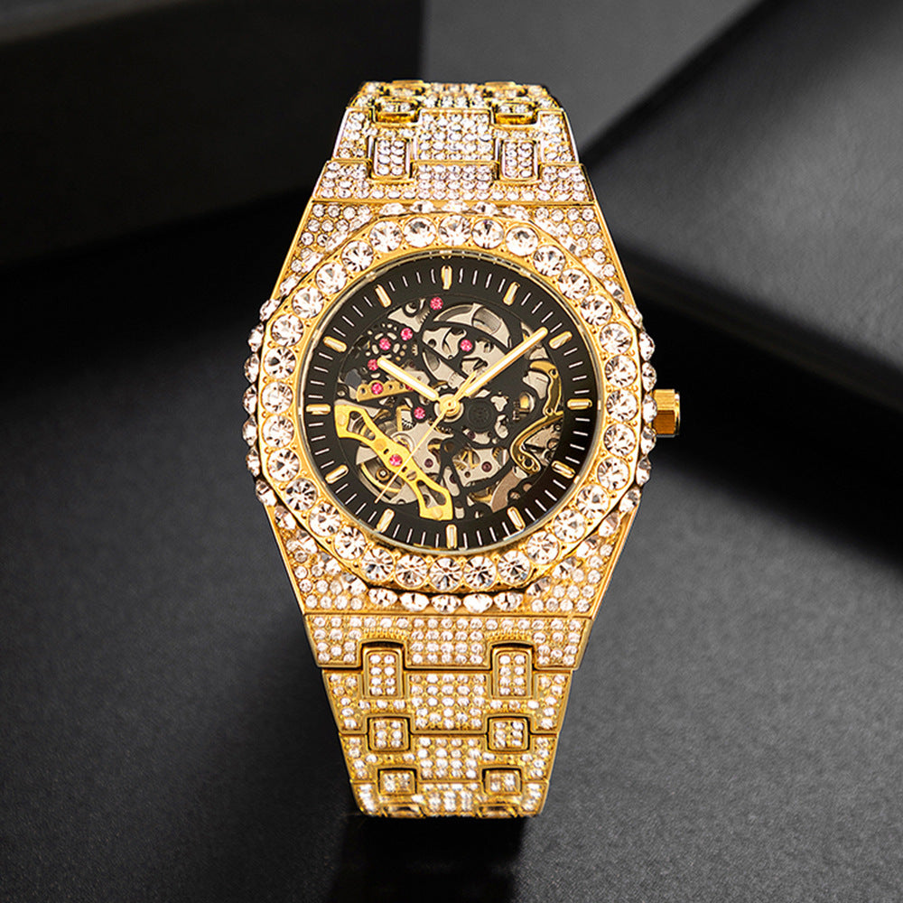 Men's Diamond Hip Hop Party Automatic Watch
