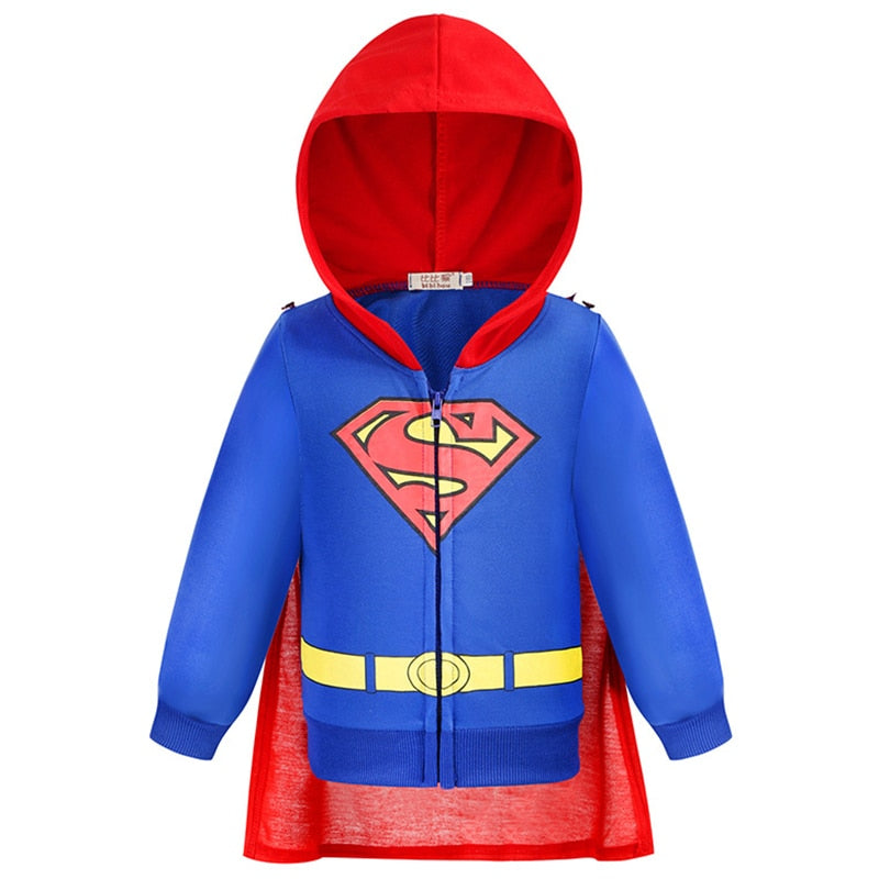 Boys Hoodies Spiderman Sweatshirt Kids Sportswear Tracksuit Season Prestige