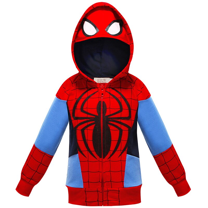 Boys Hoodies Spiderman Sweatshirt Kids Sportswear Tracksuit Season Prestige