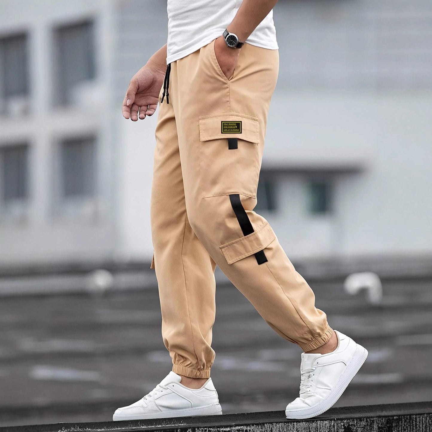 Retro Utility Jogger | Casual Cargo Work Pants