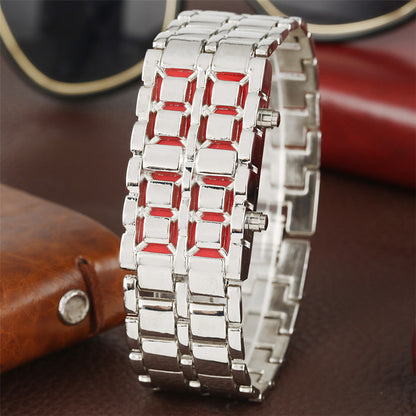 Digital Lava Wrist Watch Season Prestige