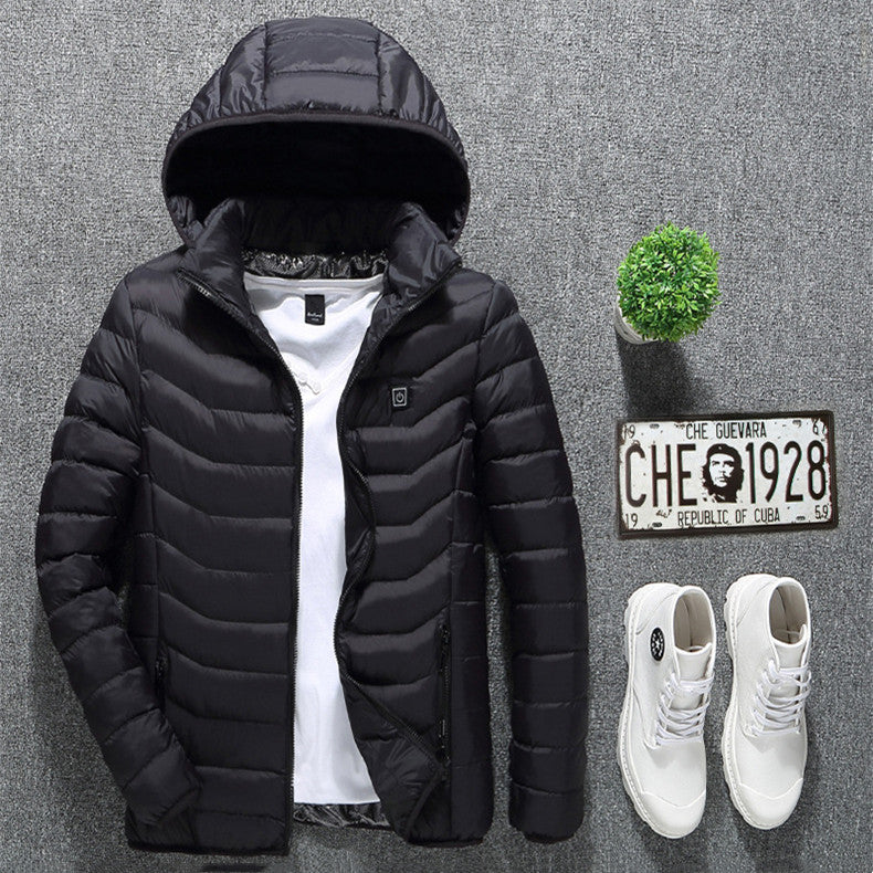 Heated Jacket Coat Men Season Prestige