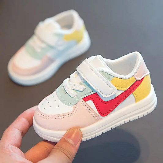 Colorful strap shoes for kids, perfect for both girls and boys. Check them out at: [seasinprestige.com]