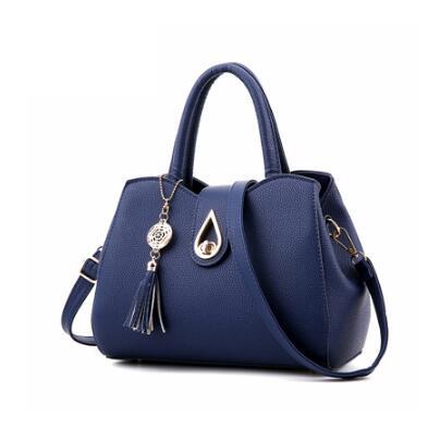 Women Handbag Ladies Tassel High Quality PU Leather Totes Bags Women Shoulder Bag