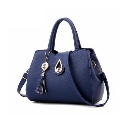 Women Handbag Ladies Tassel High Quality PU Leather Totes Bags