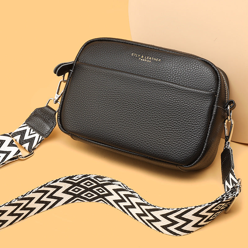 Wide Shoulder Strap Crossbody Women Season Prestige
