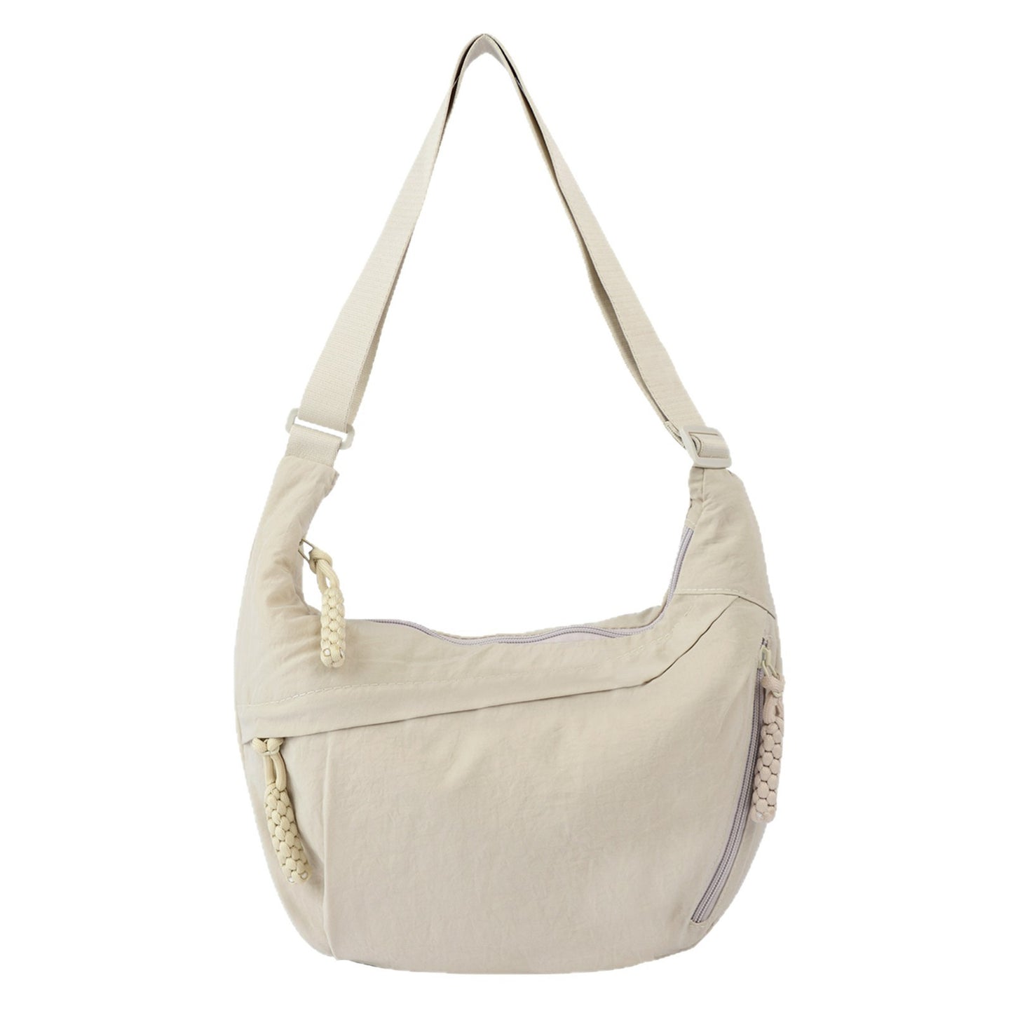 Womens High-Capacity Nylon Crossbody Bag