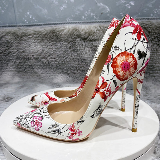 Veowalk Flowers Stiletto Pumps Season Prestige