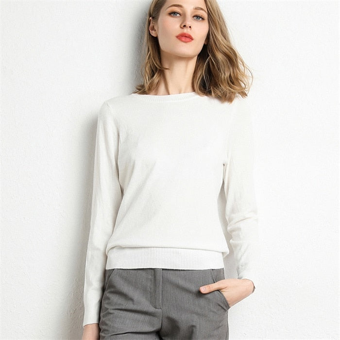 Knitted Pullover Women Sweater Season Prestige