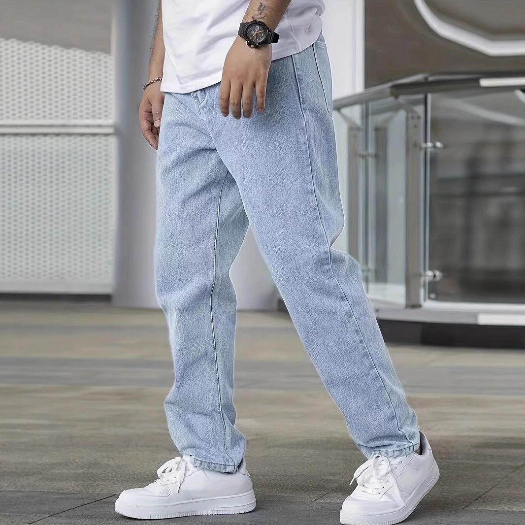 Men'sCasual Slim Fit Straught leg Summer Jeans