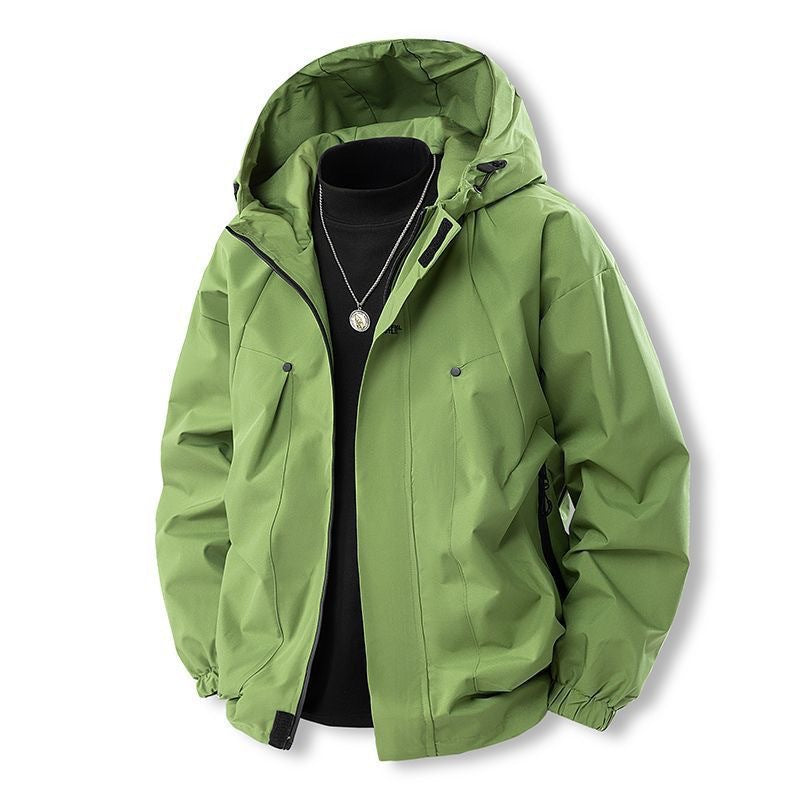 Men's 745 Outdoor Windproof Lettered Jacket