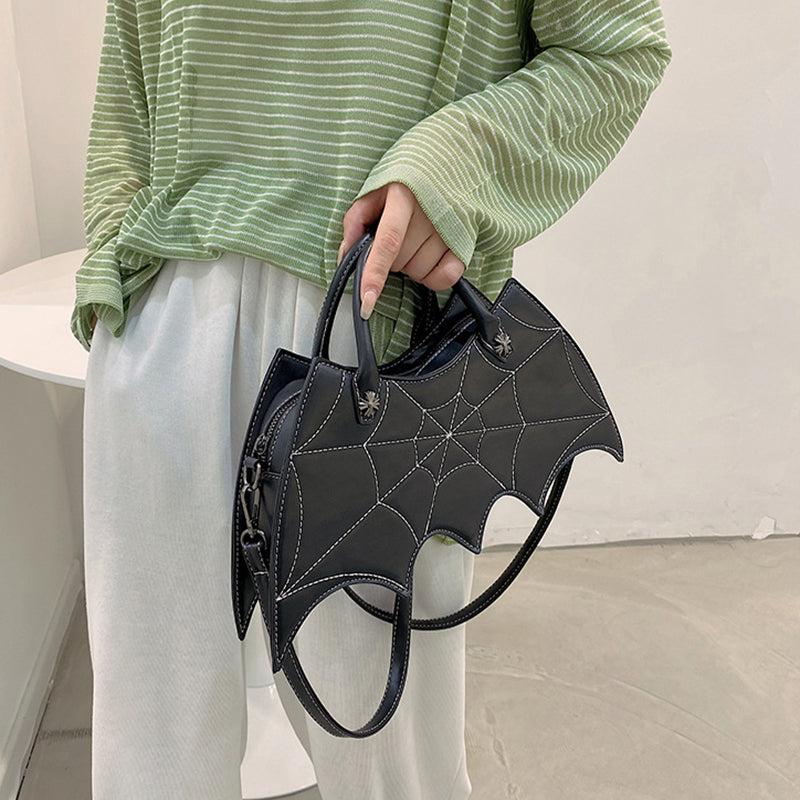Halloween Spider Web Shape Shoulder Bags Season Prestige