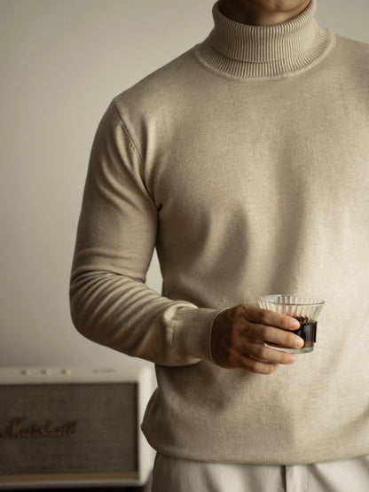Men's Long-sleeved Sweater For Warmth Bottoming Shirt
