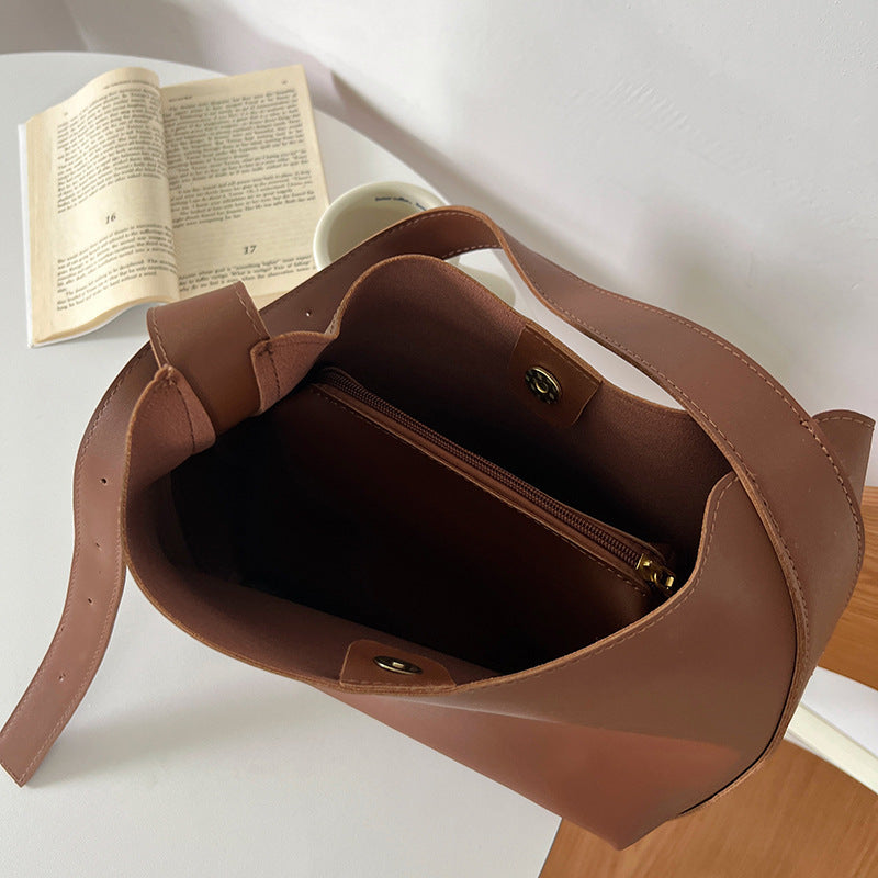 Women's Shoulder Handbag Crossbody Minimalist Leather Bag