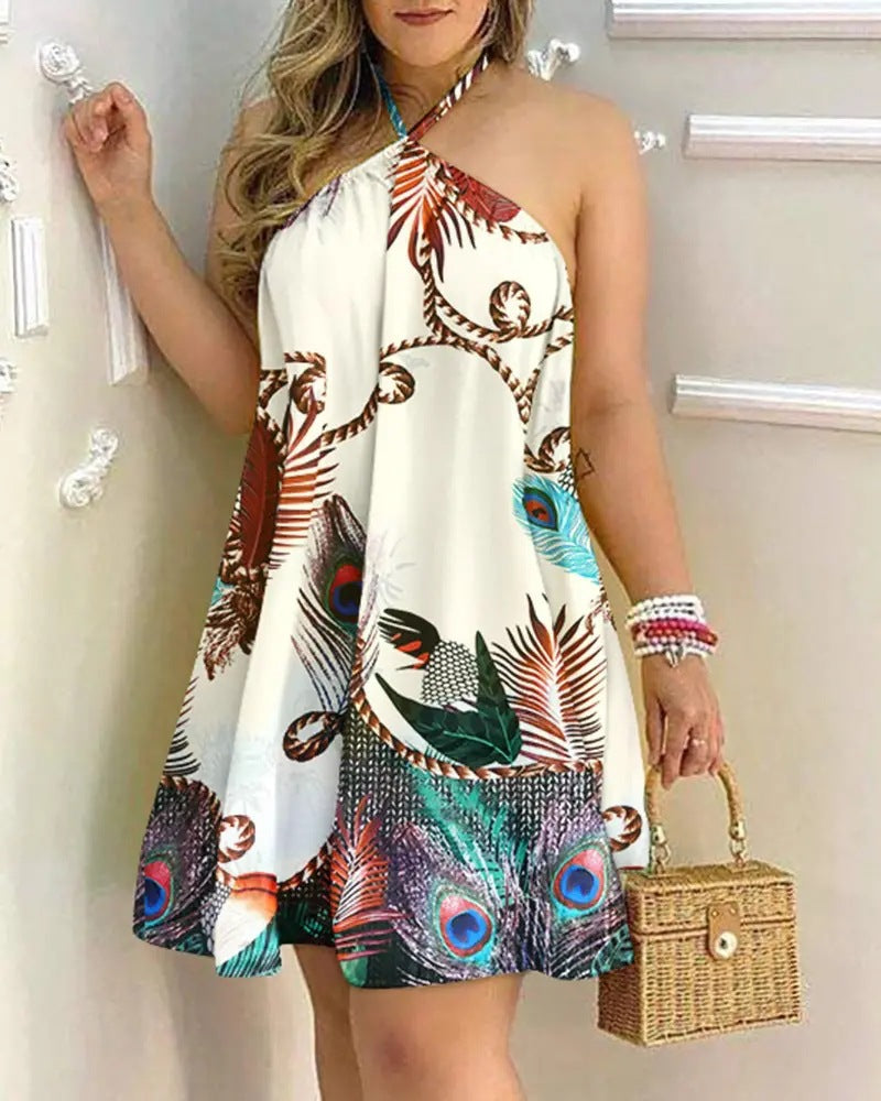 Summer Sleeveless open back Dress Women Season Prestige