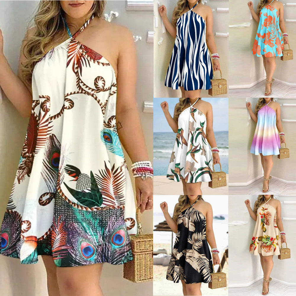 Summer Sleeveless open back Dress Women Season Prestige