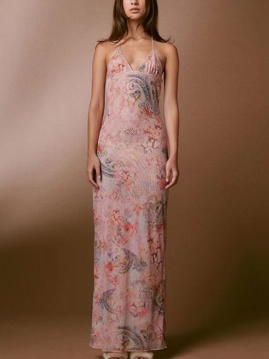Female Spaghetti Straps Dress Sexy Butterfly Back Dress Womens Clothing Season Prestige