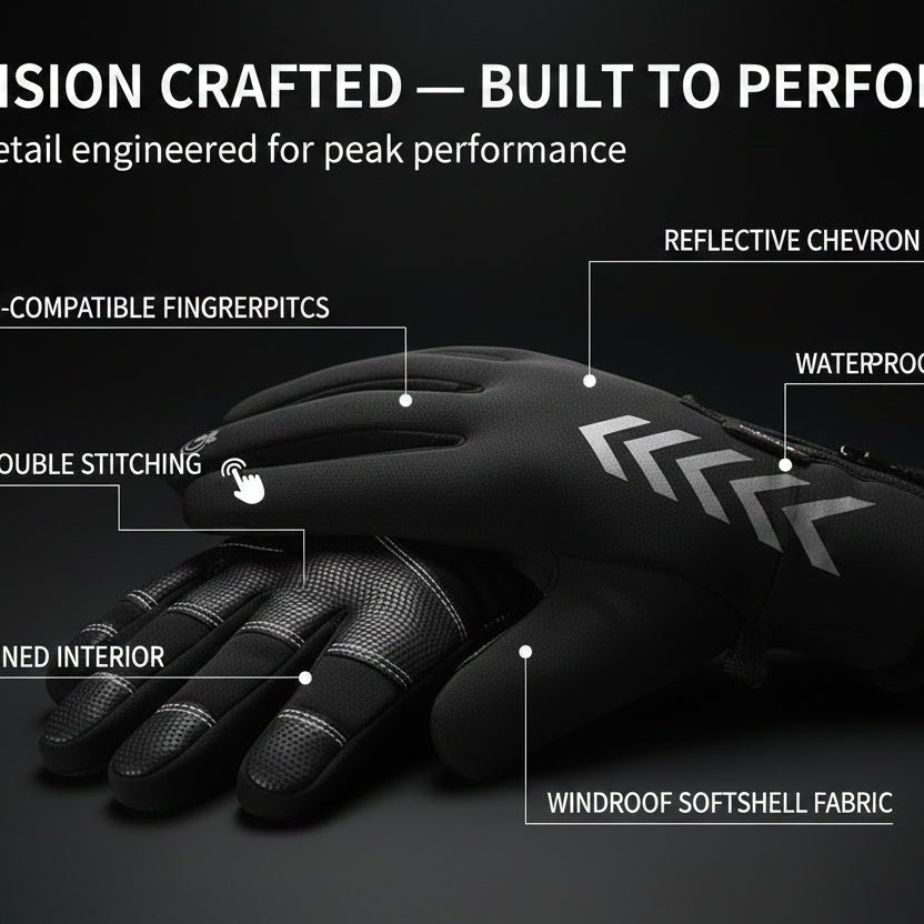 Signature Ascend Reißverschluss Laser Fahrradhandschuhe | Season Prestige