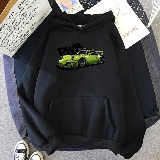 Initial D Hoodie Fashion For Porsche 911 RWB Hoody Long Slee - Season Prestige