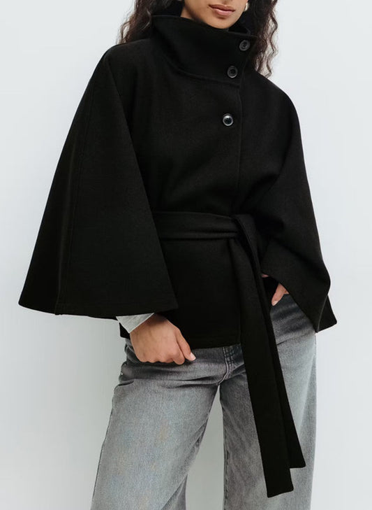 Loose Elegant Button Top Trench Coat For Women