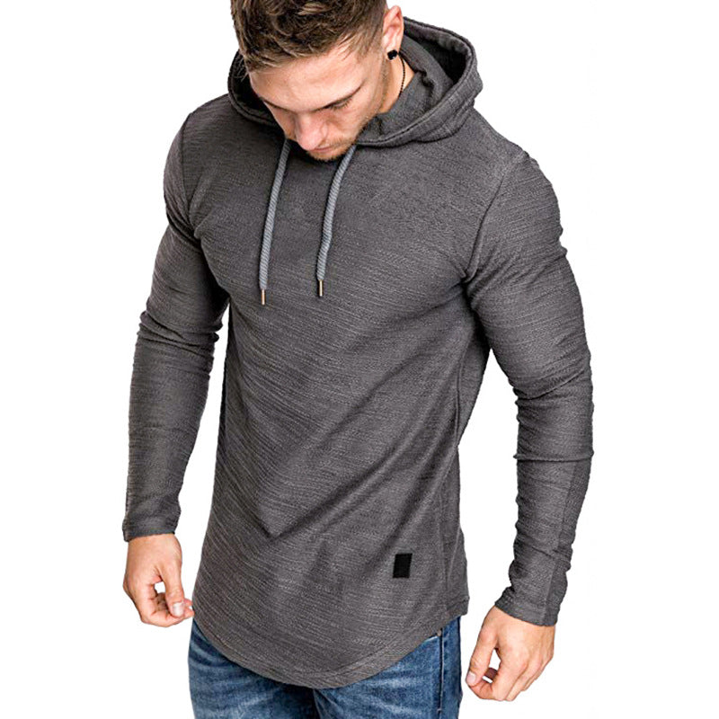 Men Hoodie Sweatshirt Casual Long Sleeve Slim Tops Gym T-shirt Season Prestige