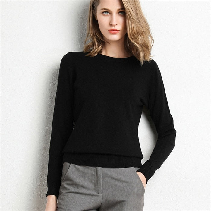 Knitted Pullover Women Sweater Season Prestige