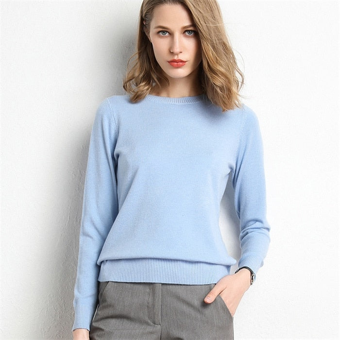 Knitted Pullover Women Sweater Season Prestige