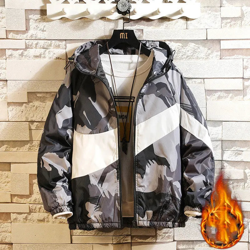 Cotton Jacket Men's Jacket Plus Cotton Jacket Casual New Cotton Jacket Youth - Season Prestige