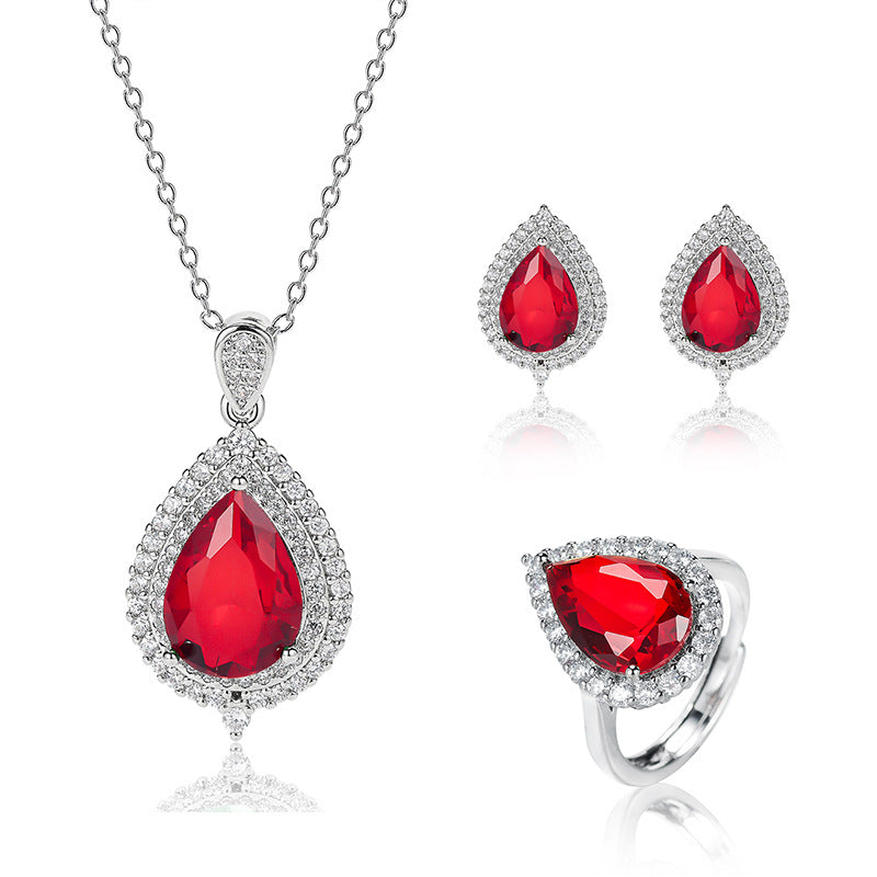 Aura Radiant Waterdrop Necklace | Signature Zirconia