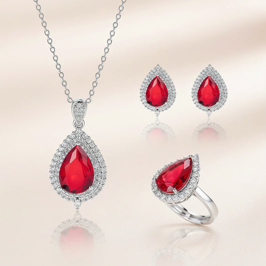 Aura Radiant Waterdrop Necklace | Signature Zirconia