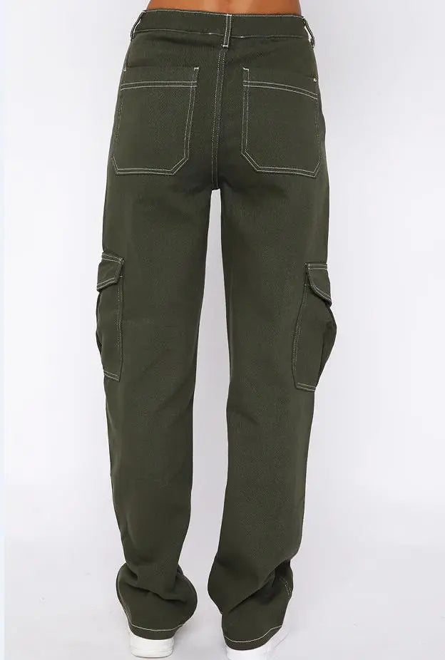 Streetwear Cargo pants for women - Season Prestige