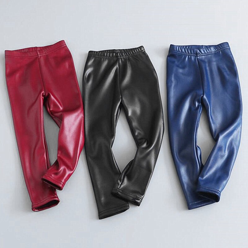 Kids Thick Velvet Leggings Pants Children's Warm Trousers season prestige