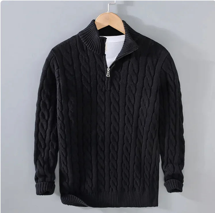 Seasonprestige mens Urban Luxe Half-Zip Sweater