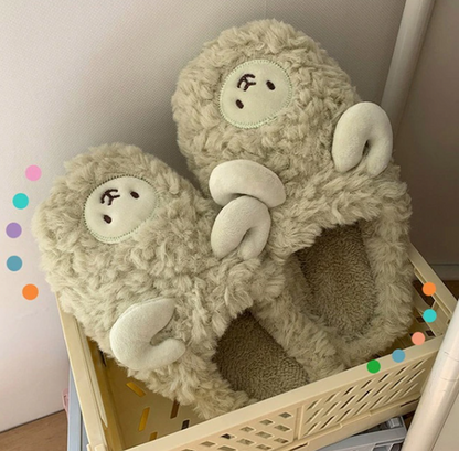 Fluffy Cute Animal Slippers Season Prestige