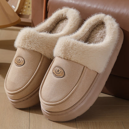 Seasonprestige Winter Plush Home Slippers For Men