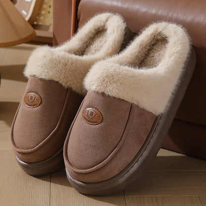 Seasonprestige Winter Plush Home Slippers For Men