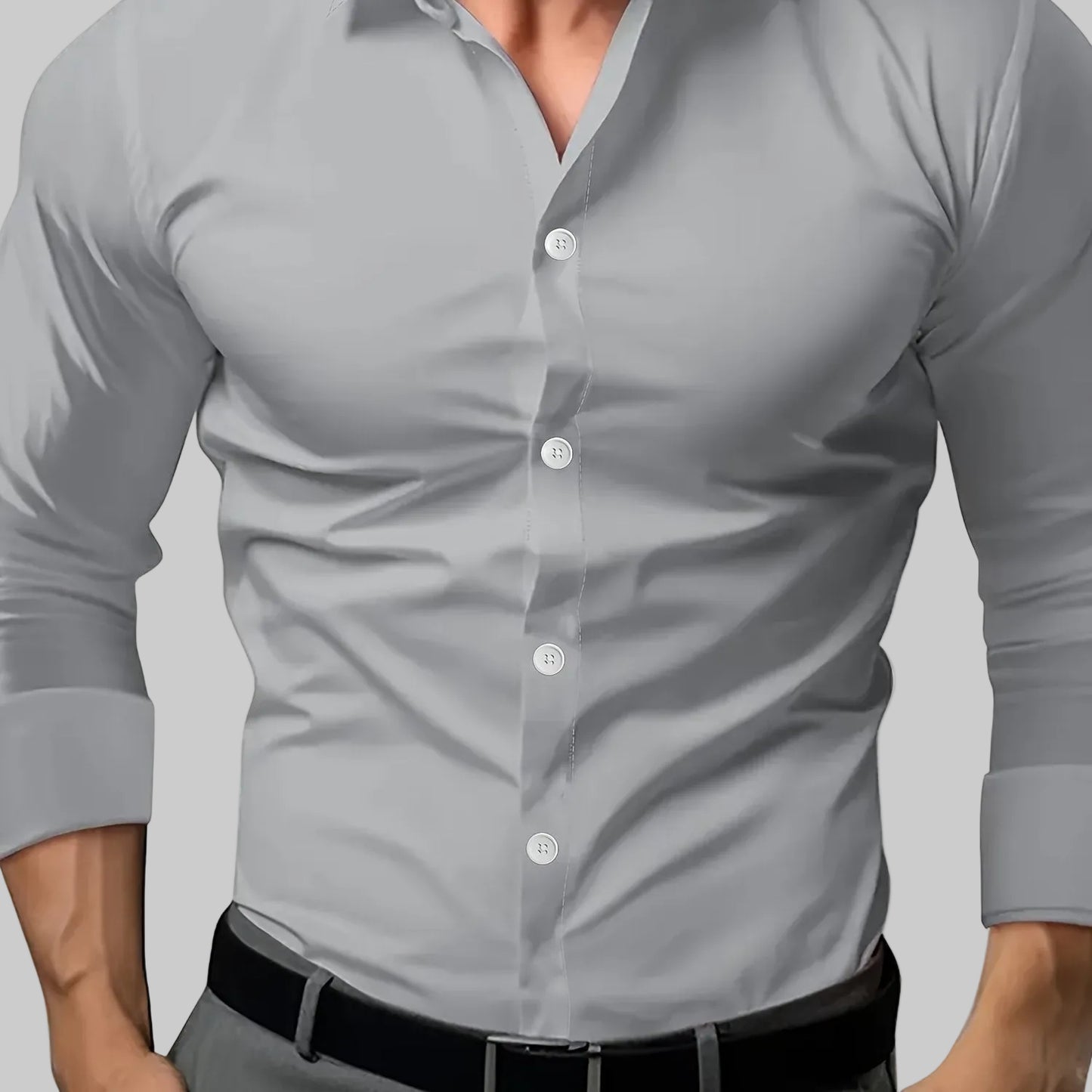Men's Breeze Linen Long Sleeve Button-Down Shirt