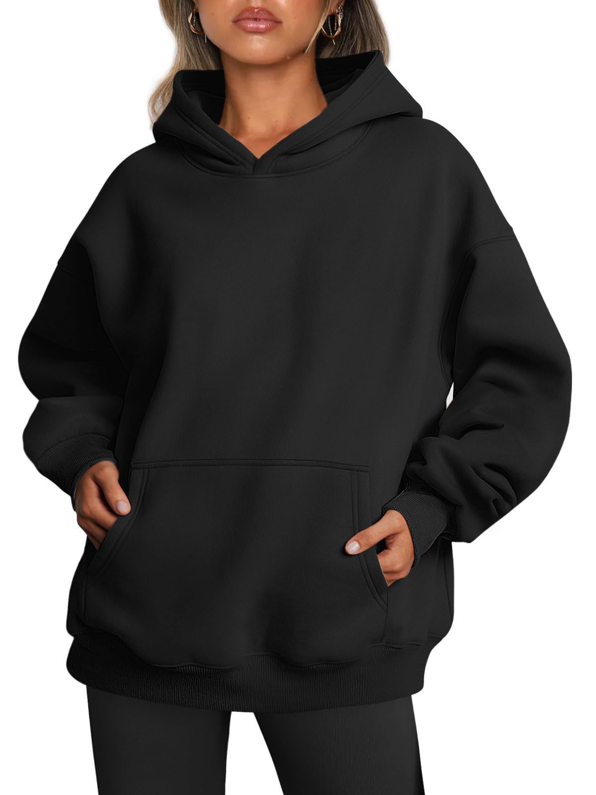 Women's Oversized Hoodies Fleece Loose Sweatshirts With Pocket