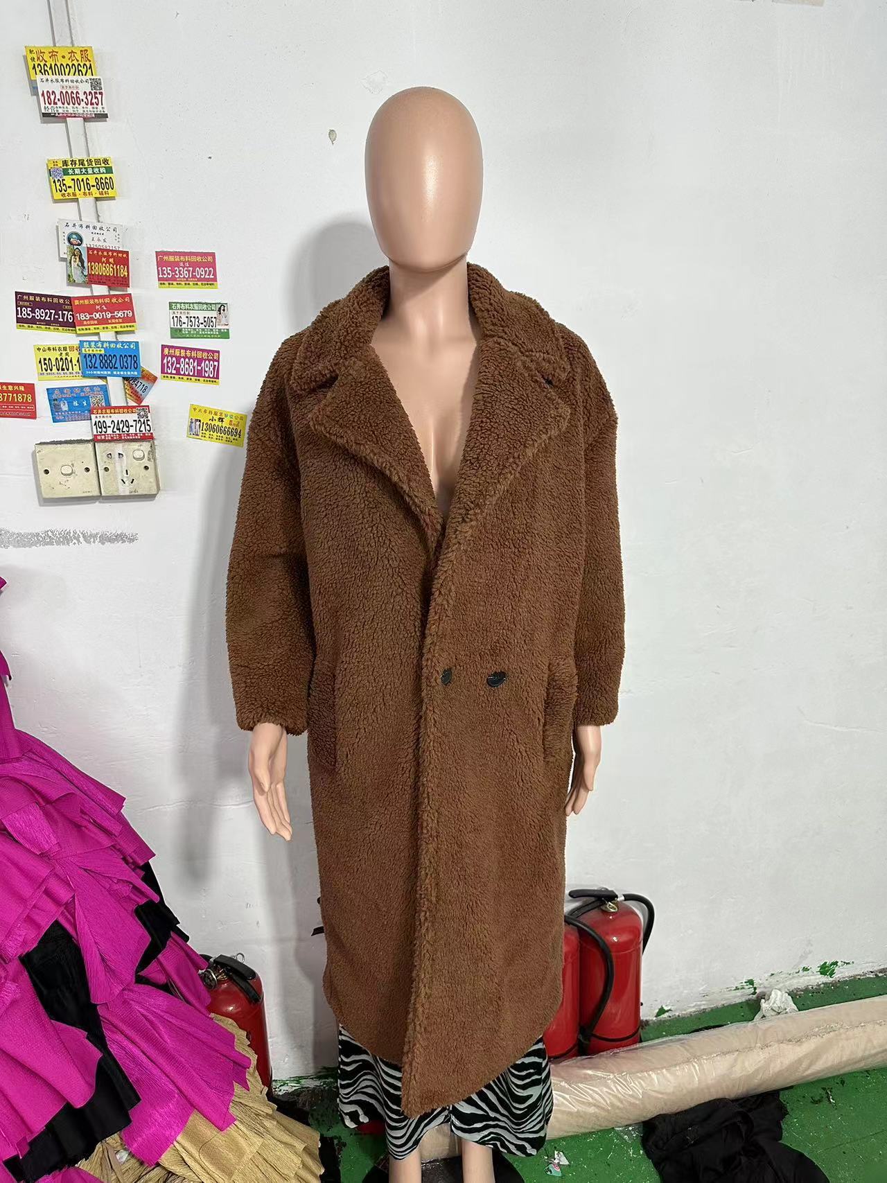 Seadonprestige Faux Fur Coat Winter Warm Thickening Long Windbreaker Women's