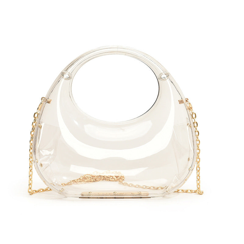 Gold Handbag Chain Shoulder Oblique bag