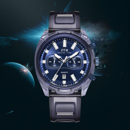 Mens Waterproof Luminous OTM Student Watch