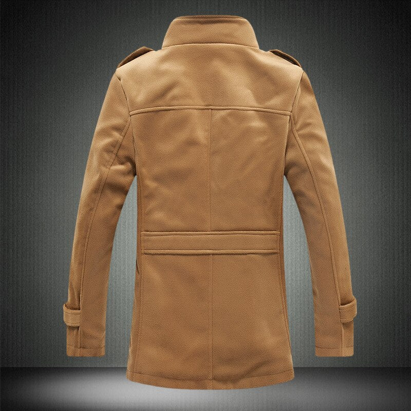 Winter Fleece Thick Warm Coat Mens season prestige