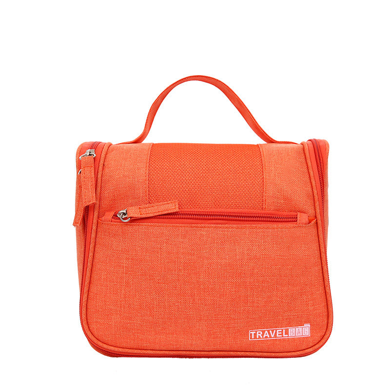Solid Color Wash Bag Portable Cosmetic Storage Bag Travel organizer Bag for men and women