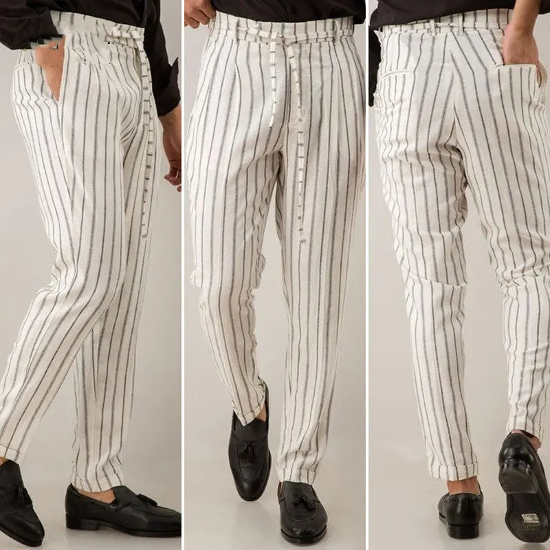 Hot Selling Mens Casual Pants Straight Leg Casual Pants - Season Prestige